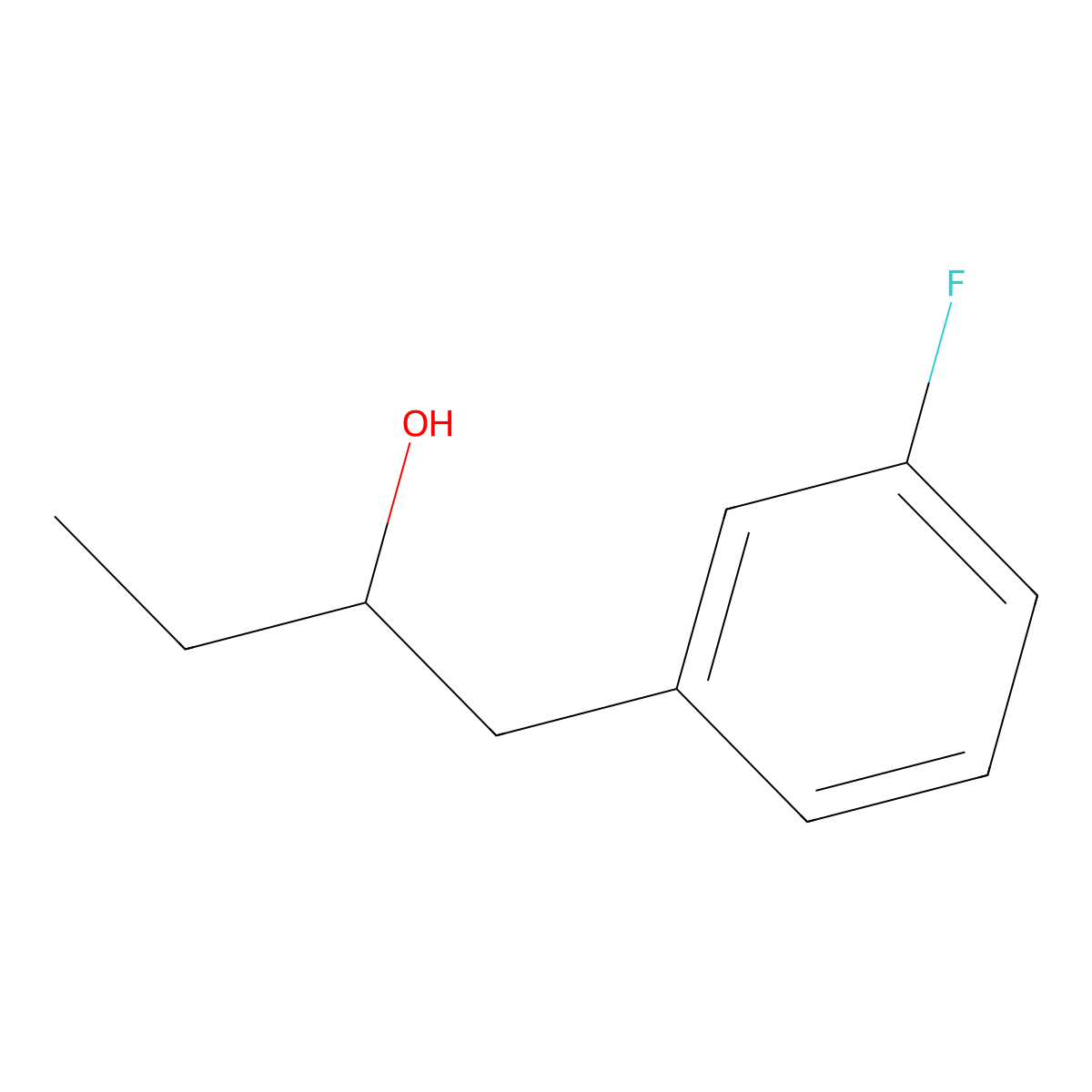 1-(3-Fluorophenyl)butan-2-ol molecular structure, CAS 1179643-69-6