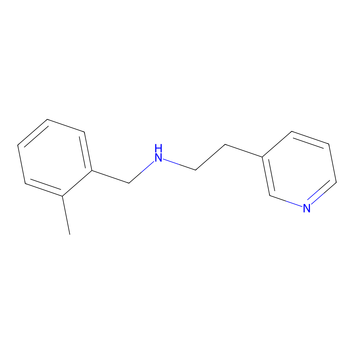 (2-Methylbenzyl)-(2-pyridin-3-ylethyl)amine molecular structure, CAS 1179650-31-7