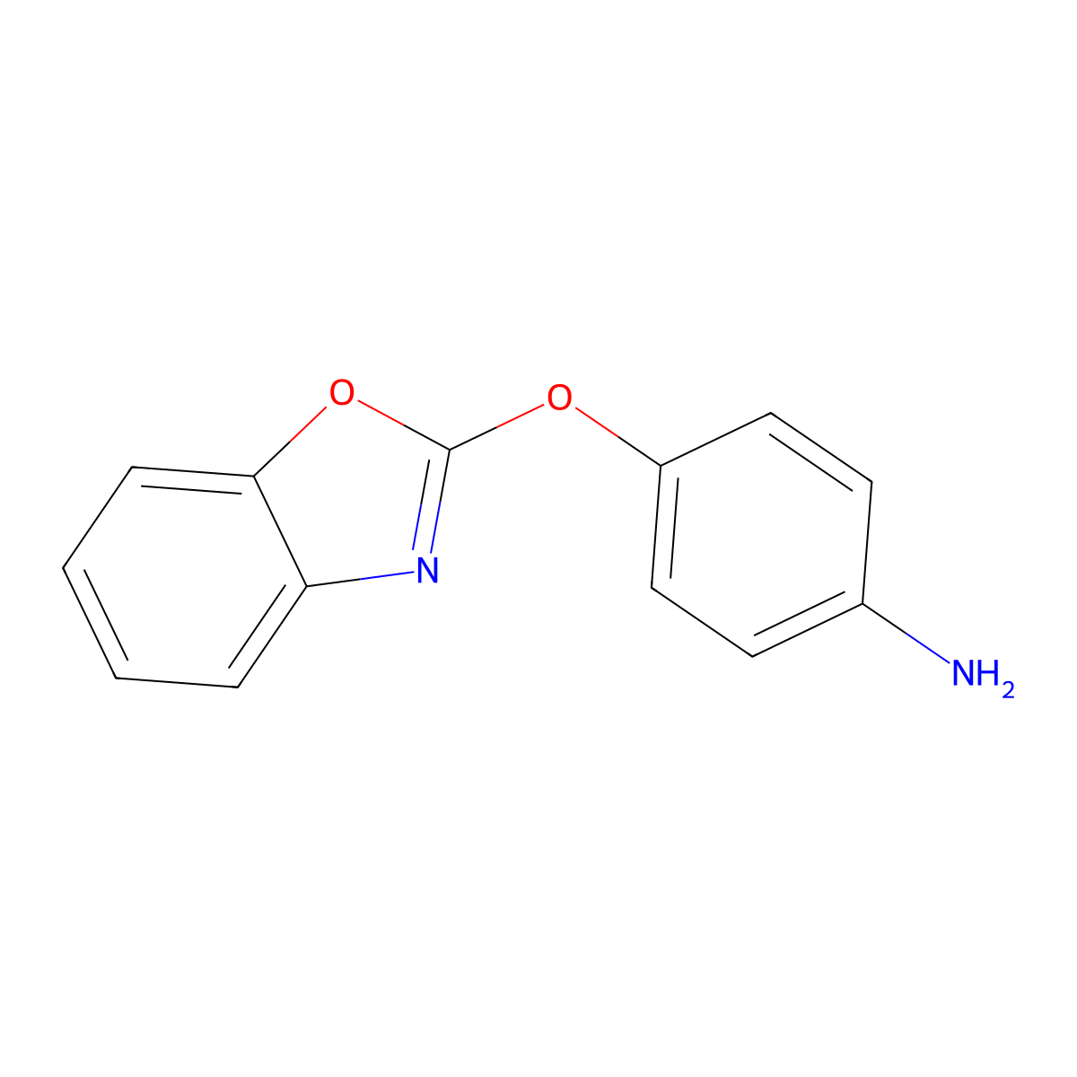 4-(1,3-Benzoxazol-2-yloxy)aniline molecular structure, CAS 1179761-73-9