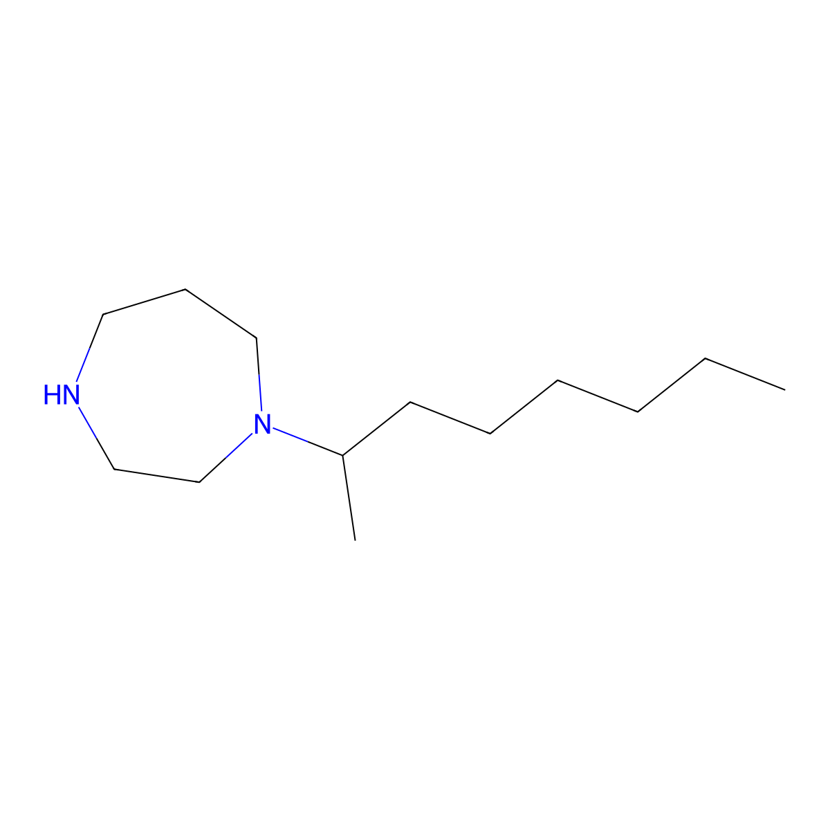1-(Octan-2-yl)-1,4-diazepane molecular structure, CAS 1179826-37-9
