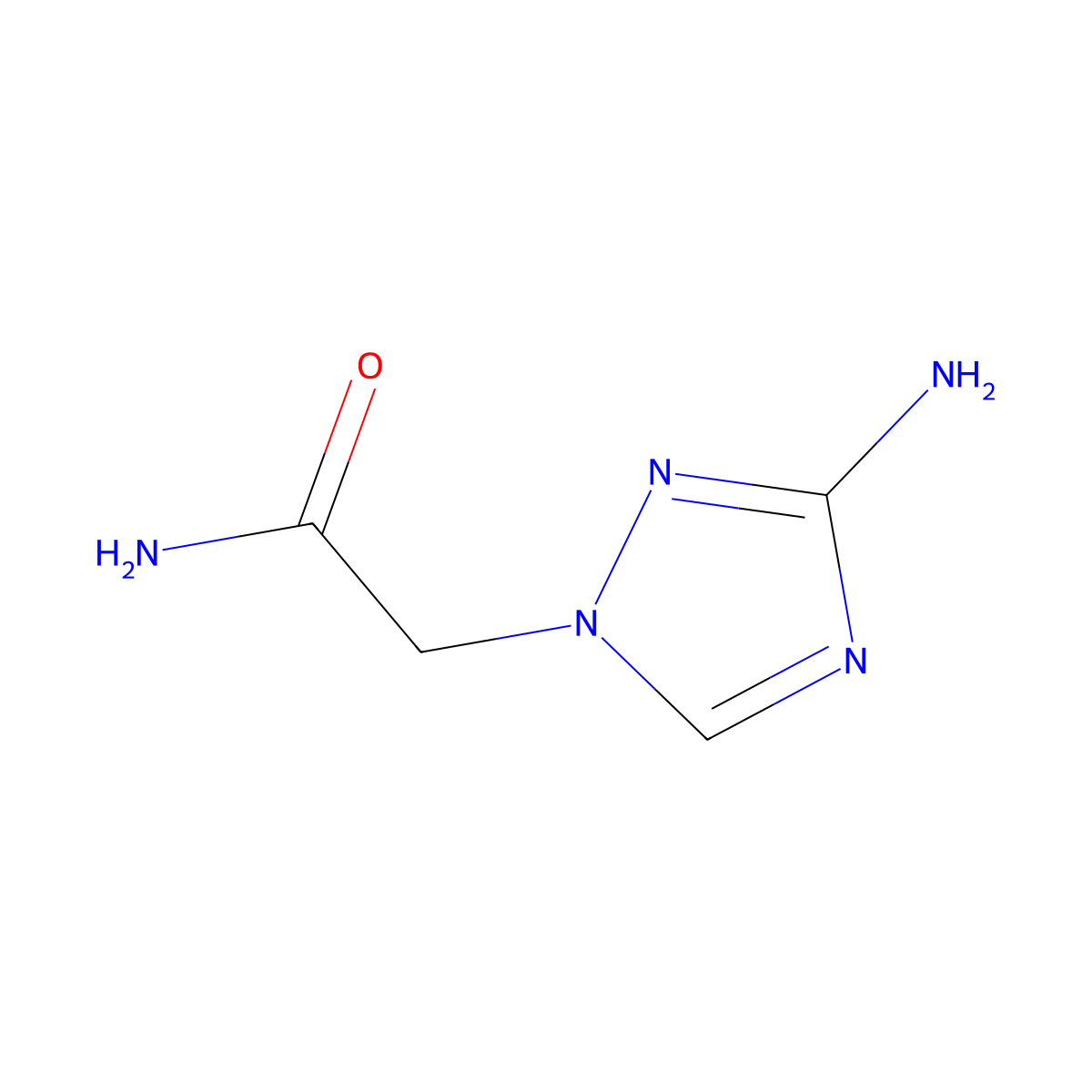 2-(3-Amino-1H-1,2,4-triazol-1-YL)acetamide molecular structure, CAS 1179862-11-3