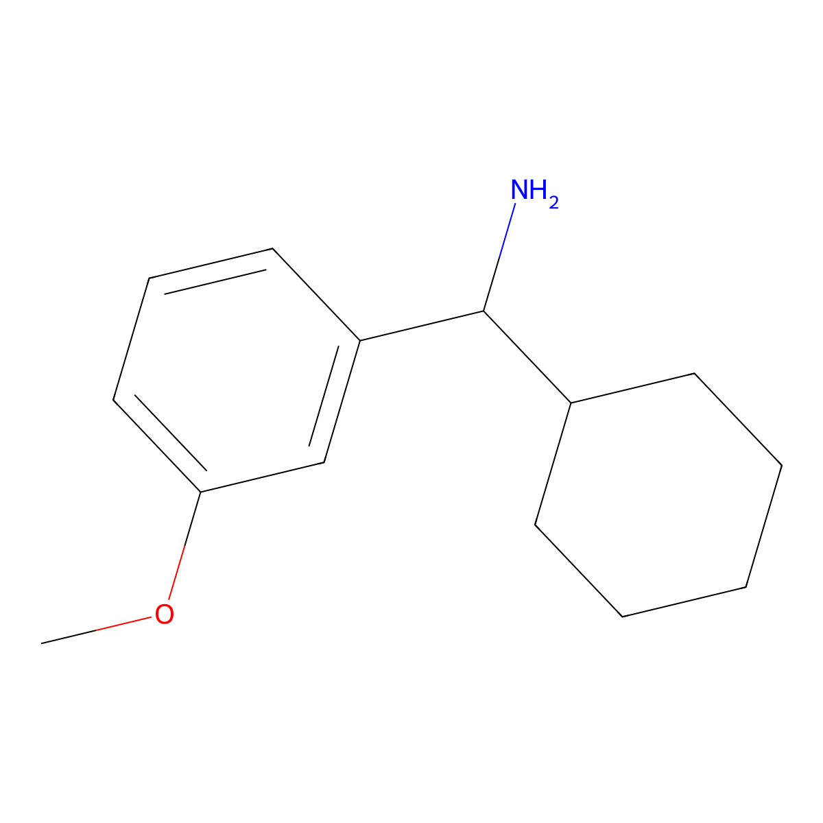 Cyclohexyl(3-methoxyphenyl)methanamine molecular structure, CAS 1179863-30-9