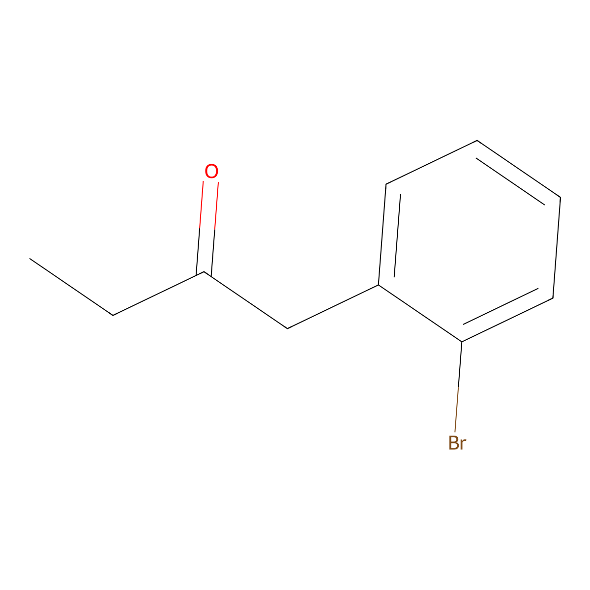 1-(2-Bromophenyl)butan-2-one molecular structure, CAS 1179882-16-6