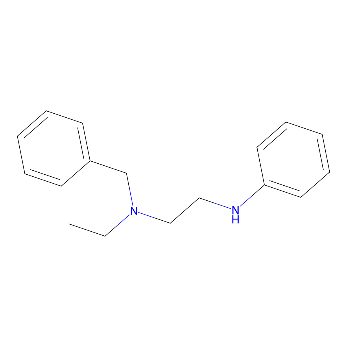 N-{2-[benzyl(ethyl)amino]ethyl}aniline molecular structure, CAS 1179932-80-9