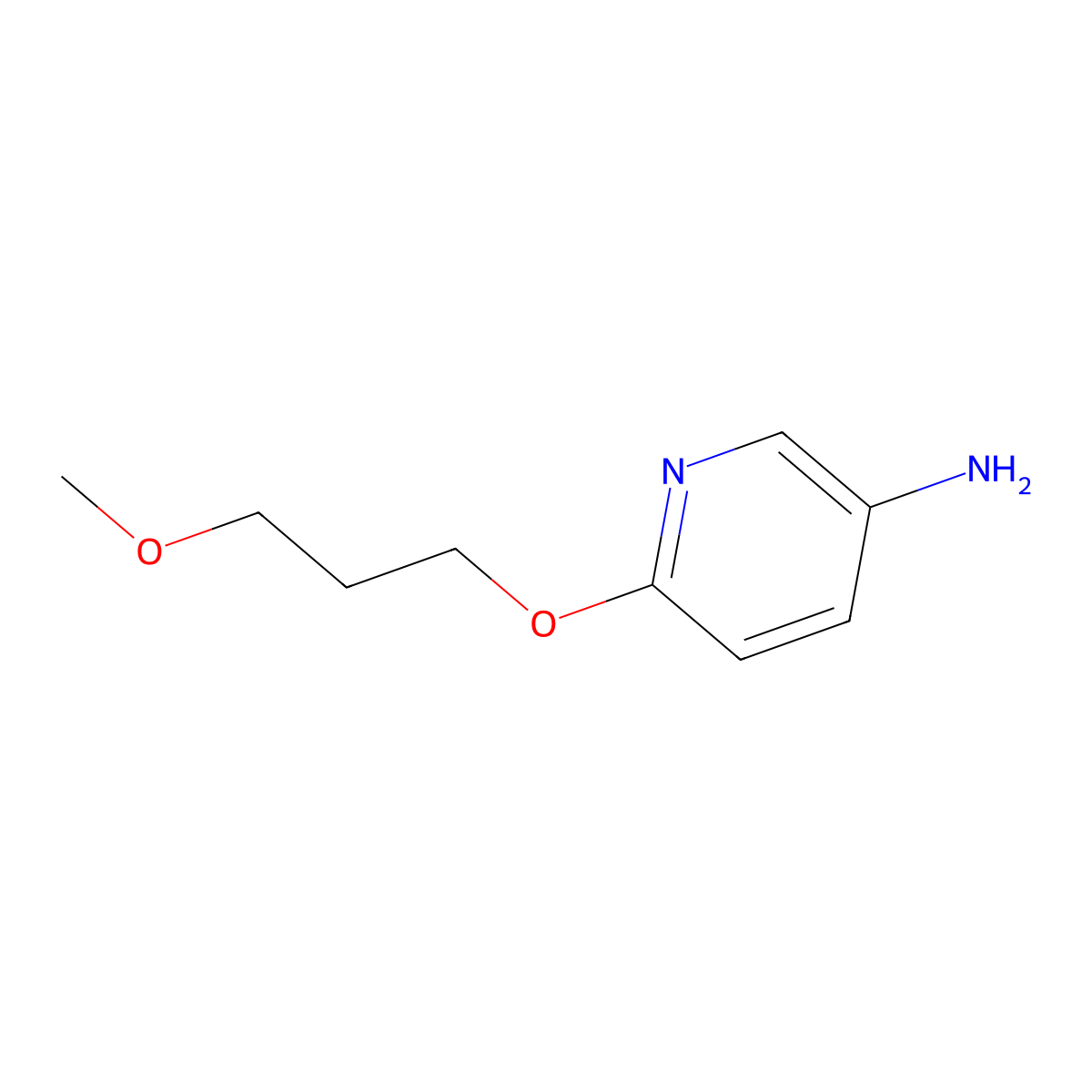 6-(3-Methoxypropoxy)pyridin-3-amine molecular structure, CAS 1179940-09-0