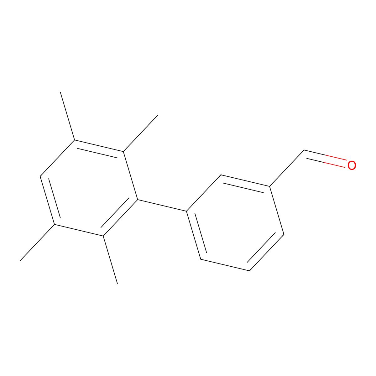 2',3',5',6'-Tetramethyl[1,1'-biphenyl]-3-carboxaldehyde molecular structure, CAS 1179954-18-7