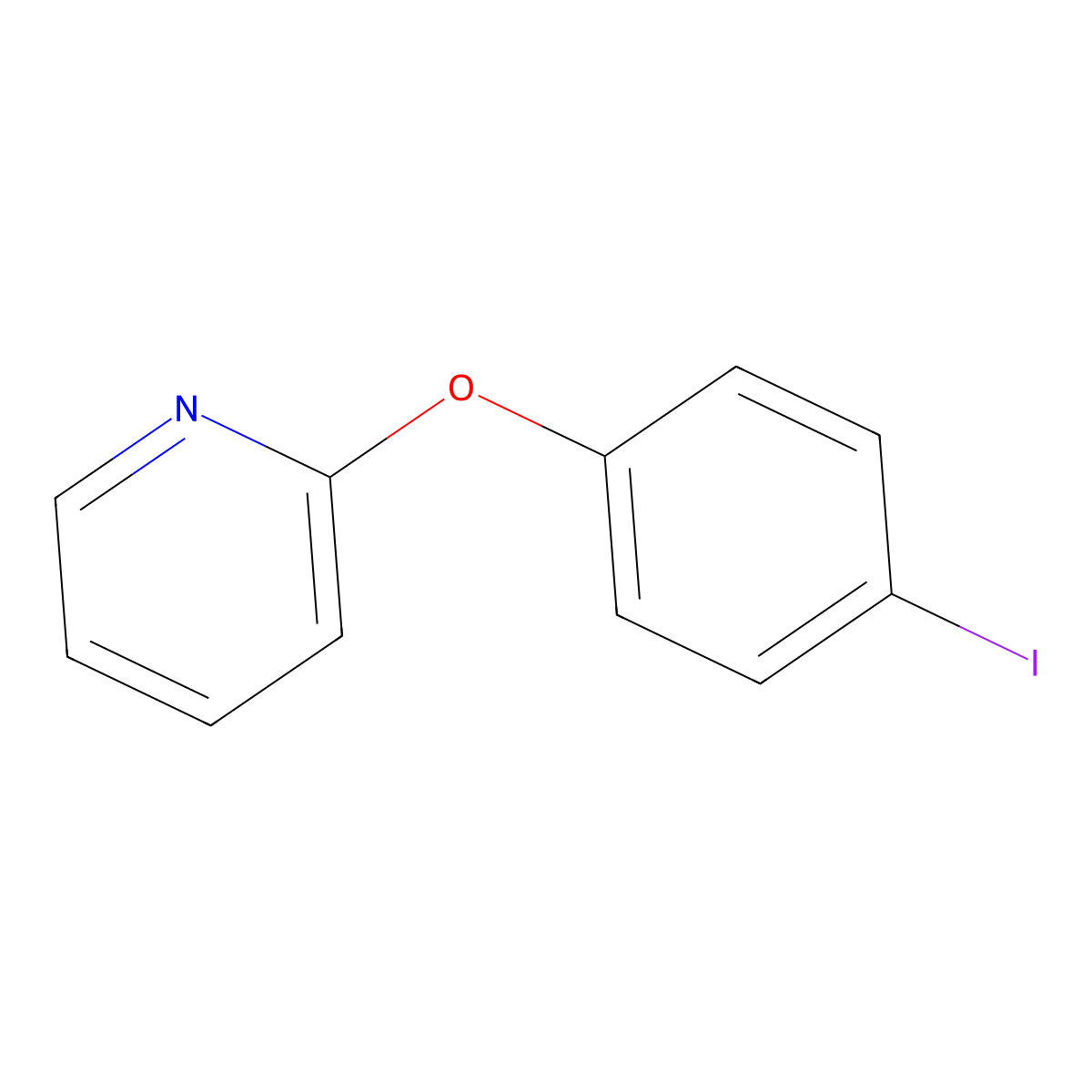 2-(4-Iodo-phenoxy)-pyridine molecular structure, CAS 1179987-23-5