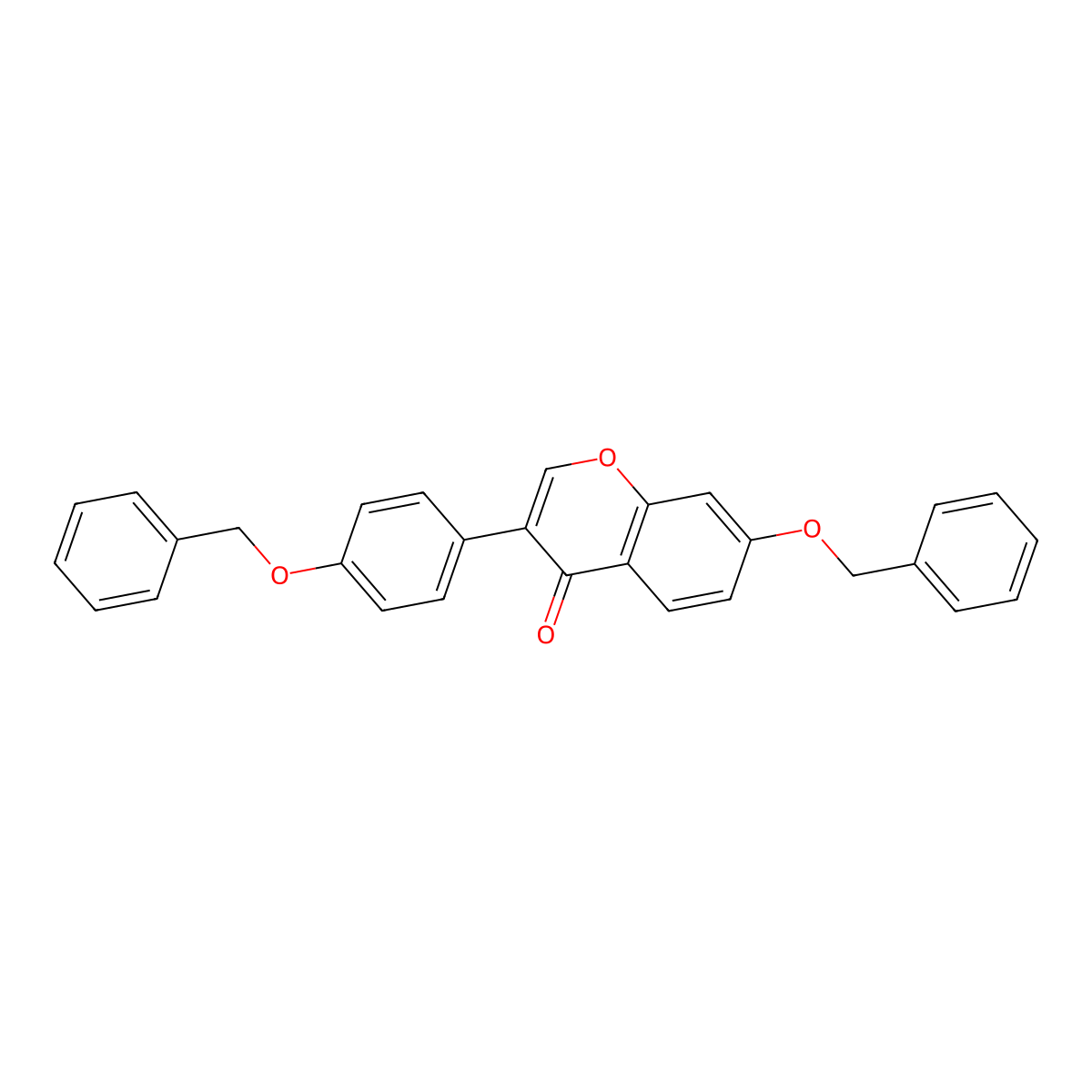 7,4'-Dibenzyl Daidzein molecular structure, CAS 1179998-29-8