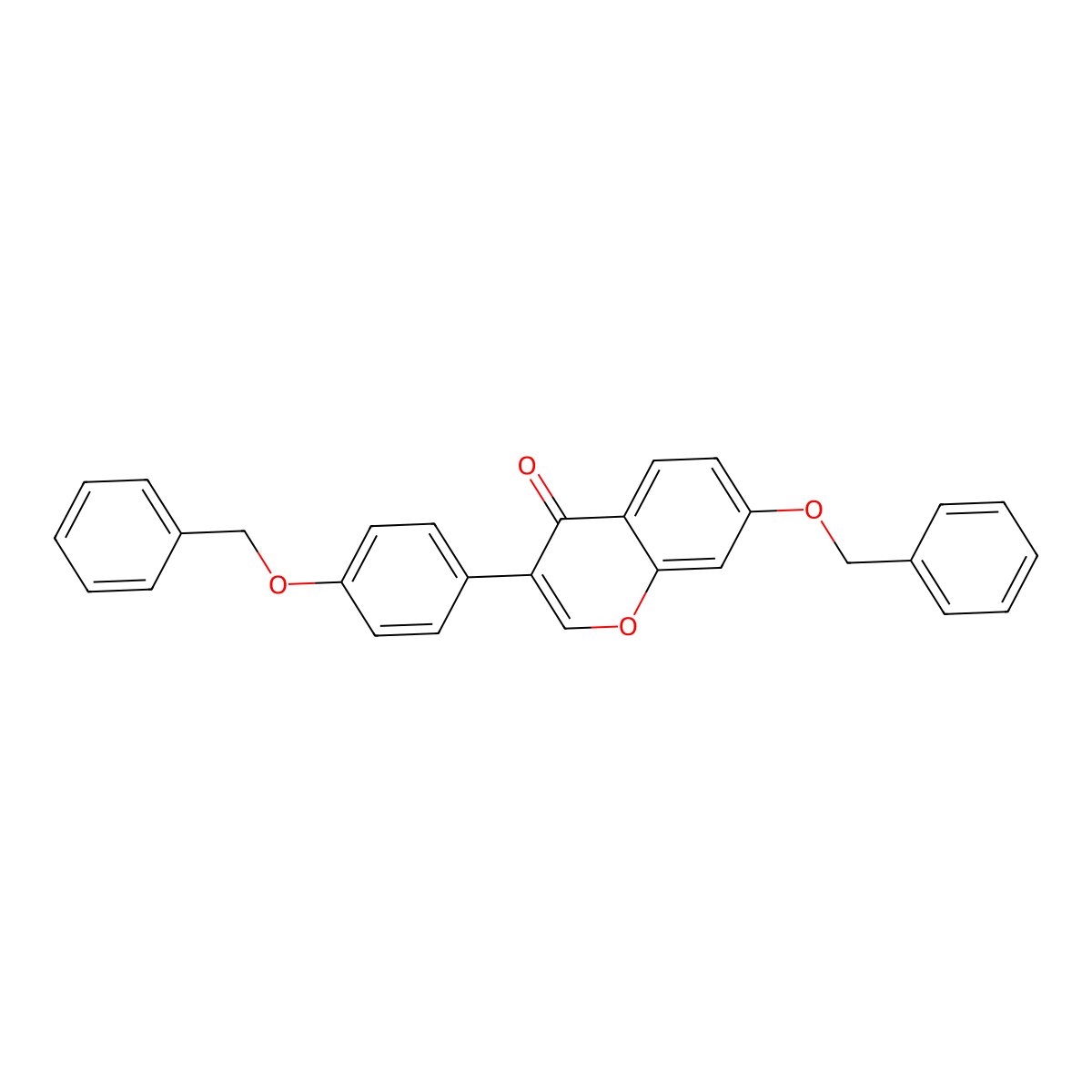 7,4'-Dibenzyl Daidzein molecular structure, CAS 1179998-29-8