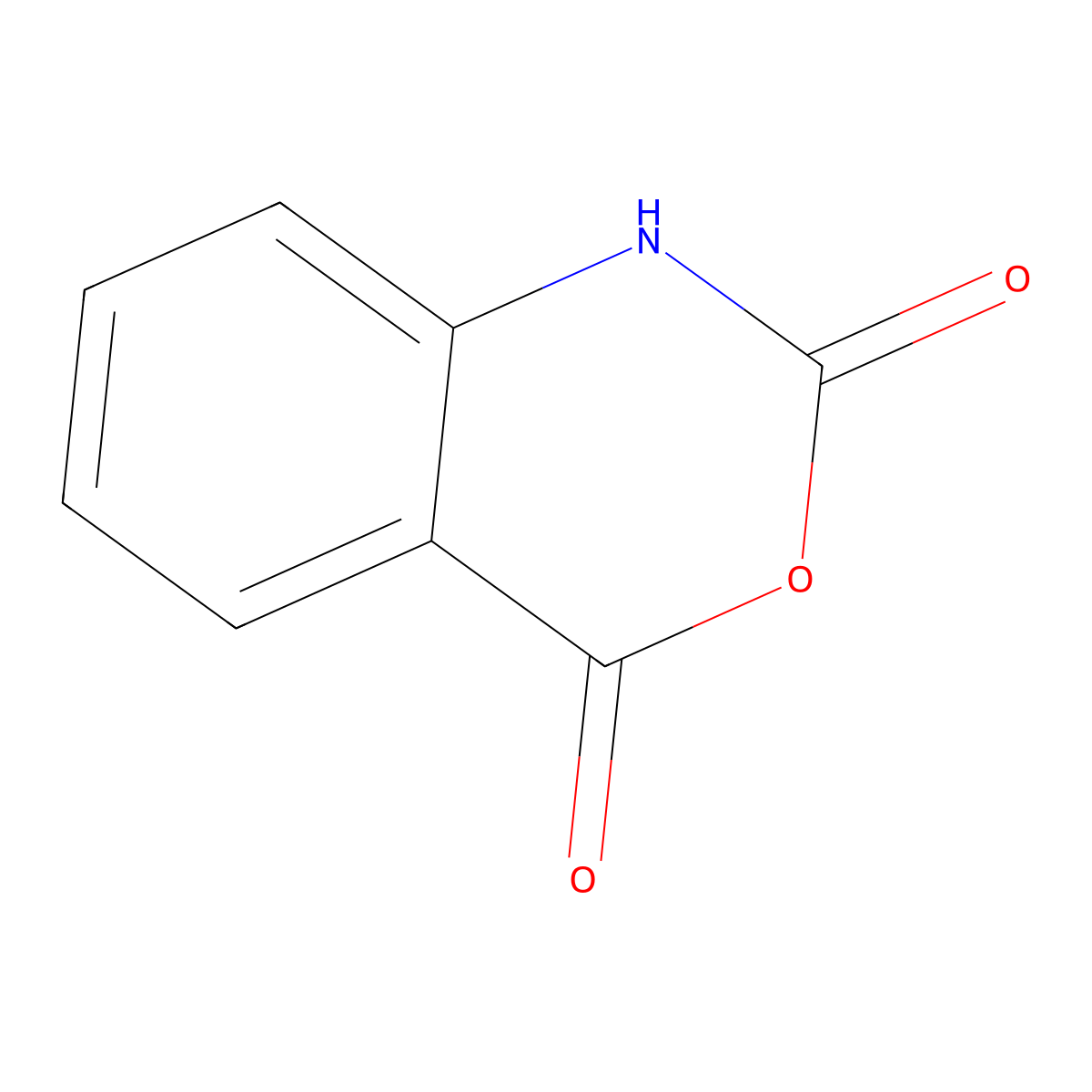 Isatoic Anhydride molecular structure, CAS 118-48-9