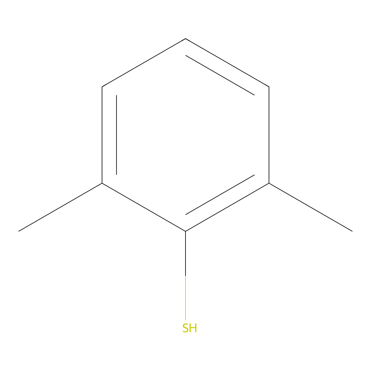 2,6-Dimethylthiophenol molecular structure, CAS 118-72-9