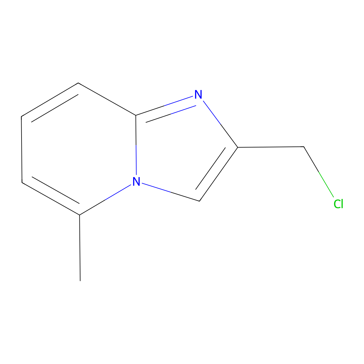 2-(Chloromethyl)-5-methylimidazo[1,2-a]pyridine molecular structure, CAS 118000-39-8