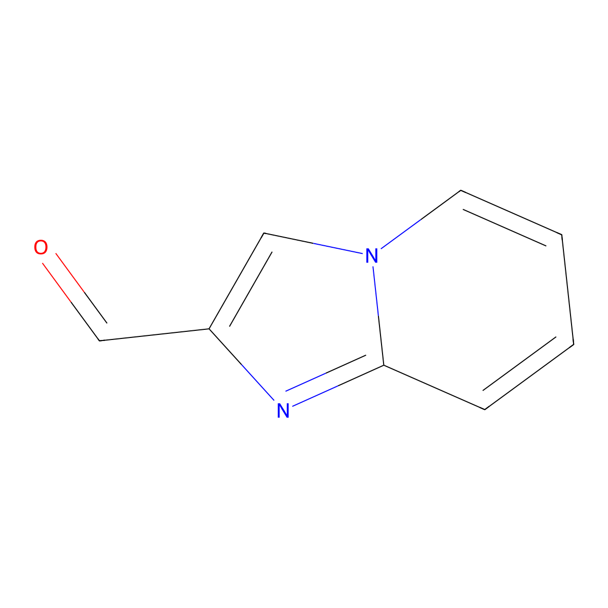 Imidazo(1,2-a)pyridine-2-carbaldehyde molecular structure, CAS 118000-43-4