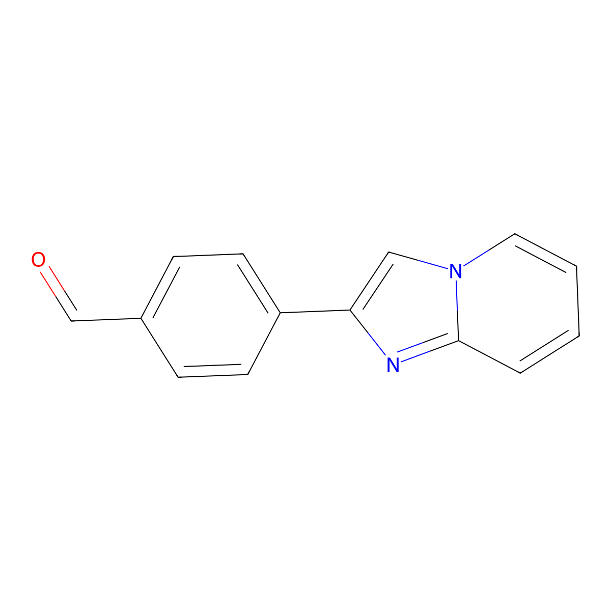 4-Imidazo[1,2-a]pyridin-2-ylbenzaldehyde molecular structure, CAS 118000-48-9