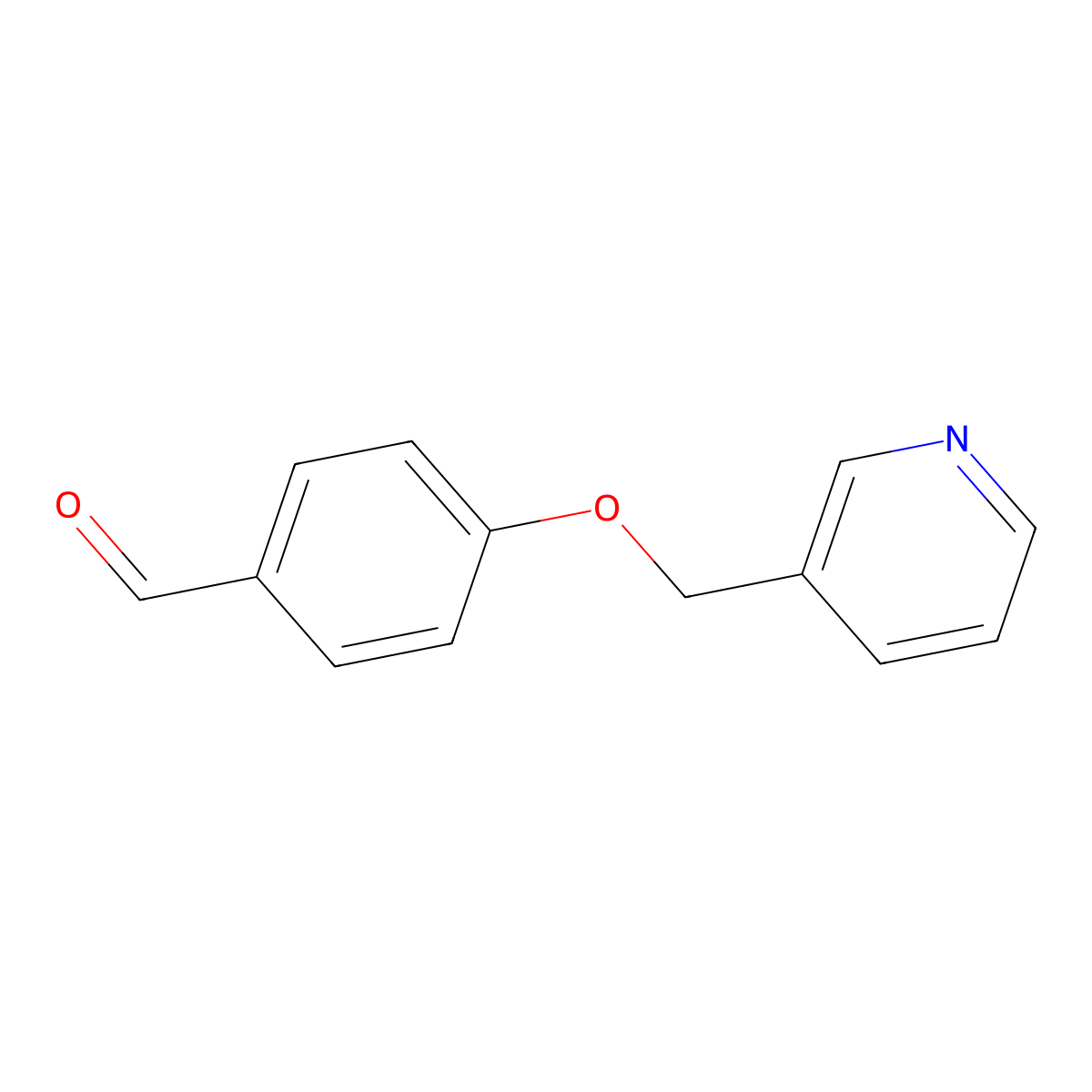 4-(Pyridin-3-ylmethoxy)benzaldehyde molecular structure, CAS 118001-72-2