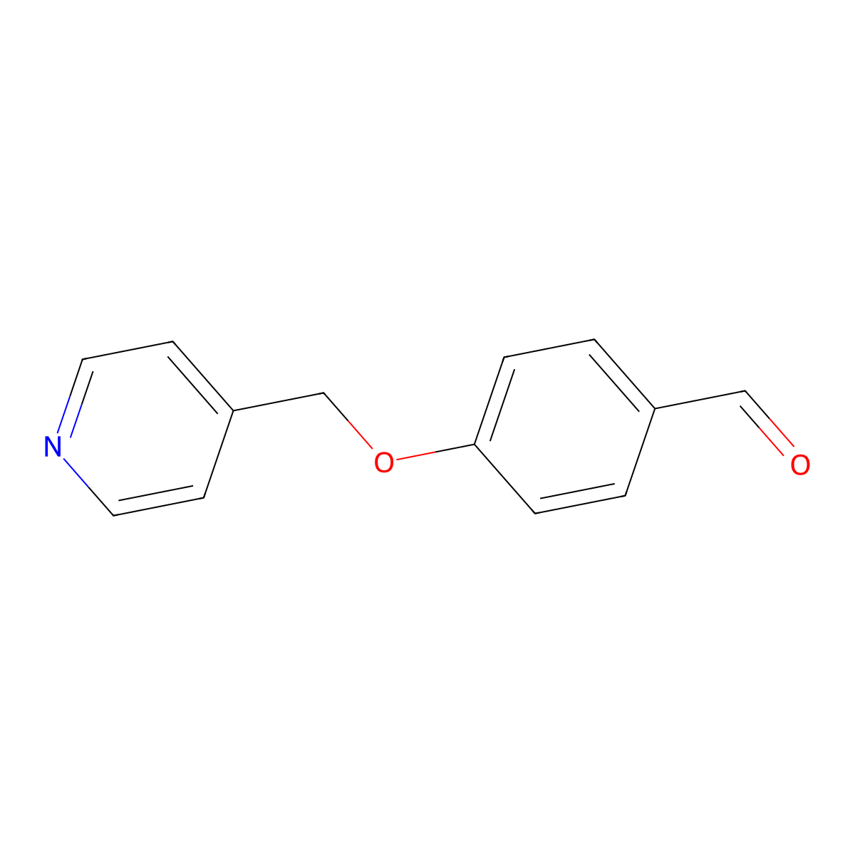4-(Pyridin-4-ylmethoxy)benzaldehyde molecular structure, CAS 118001-73-3