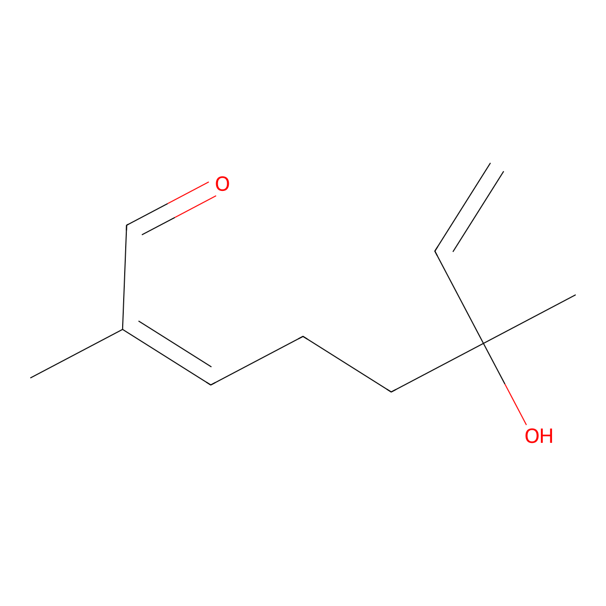 (6E)-8-Oxolinalool molecular structure, CAS 118014-46-3