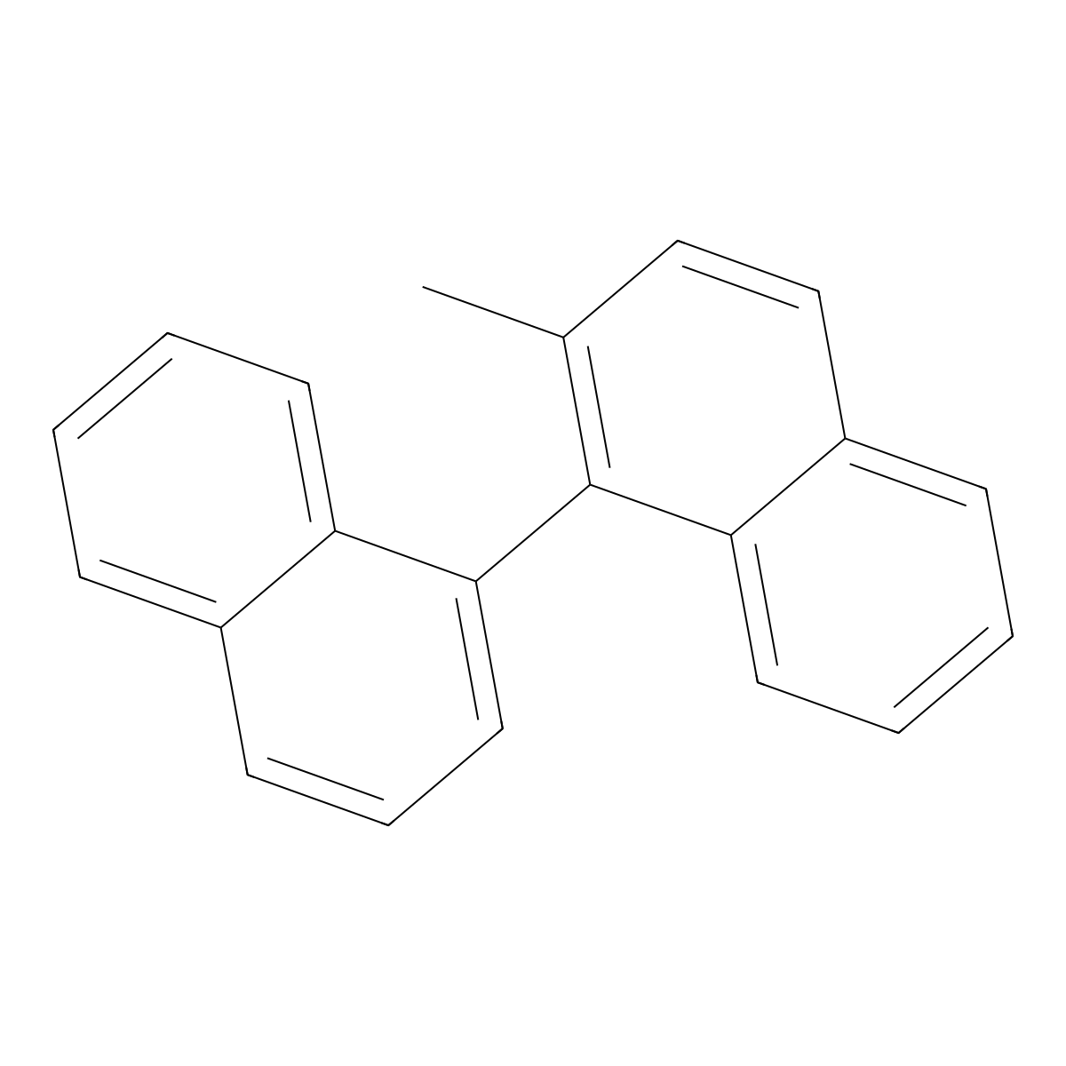 2-methyl-1,1'-Binaphthalene molecular structure, CAS 118018-44-3