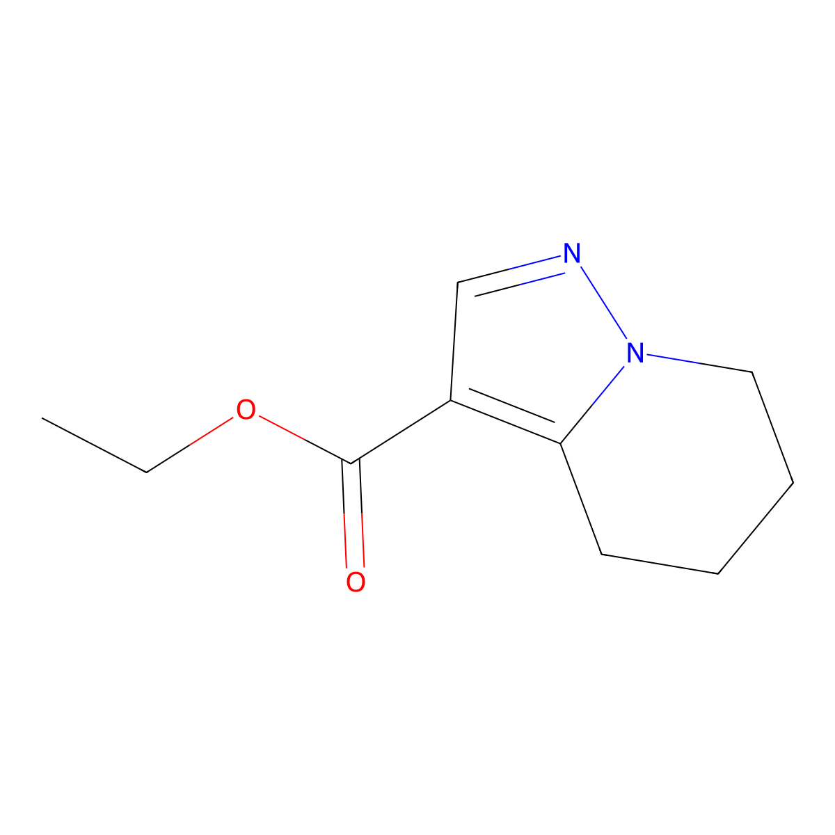 ethyl 4H,5H,6H,7H-pyrazolo[1,5-a]pyridine-3-carboxylate molecular structure, CAS 118055-06-4
