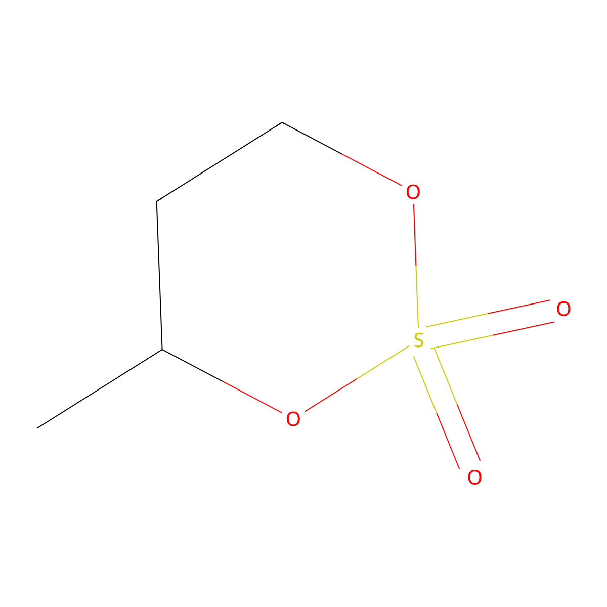 (4R)-4-methyl-1,3,2lambda6-dioxathiane-2,2-dione molecular structure, CAS 118060-33-6