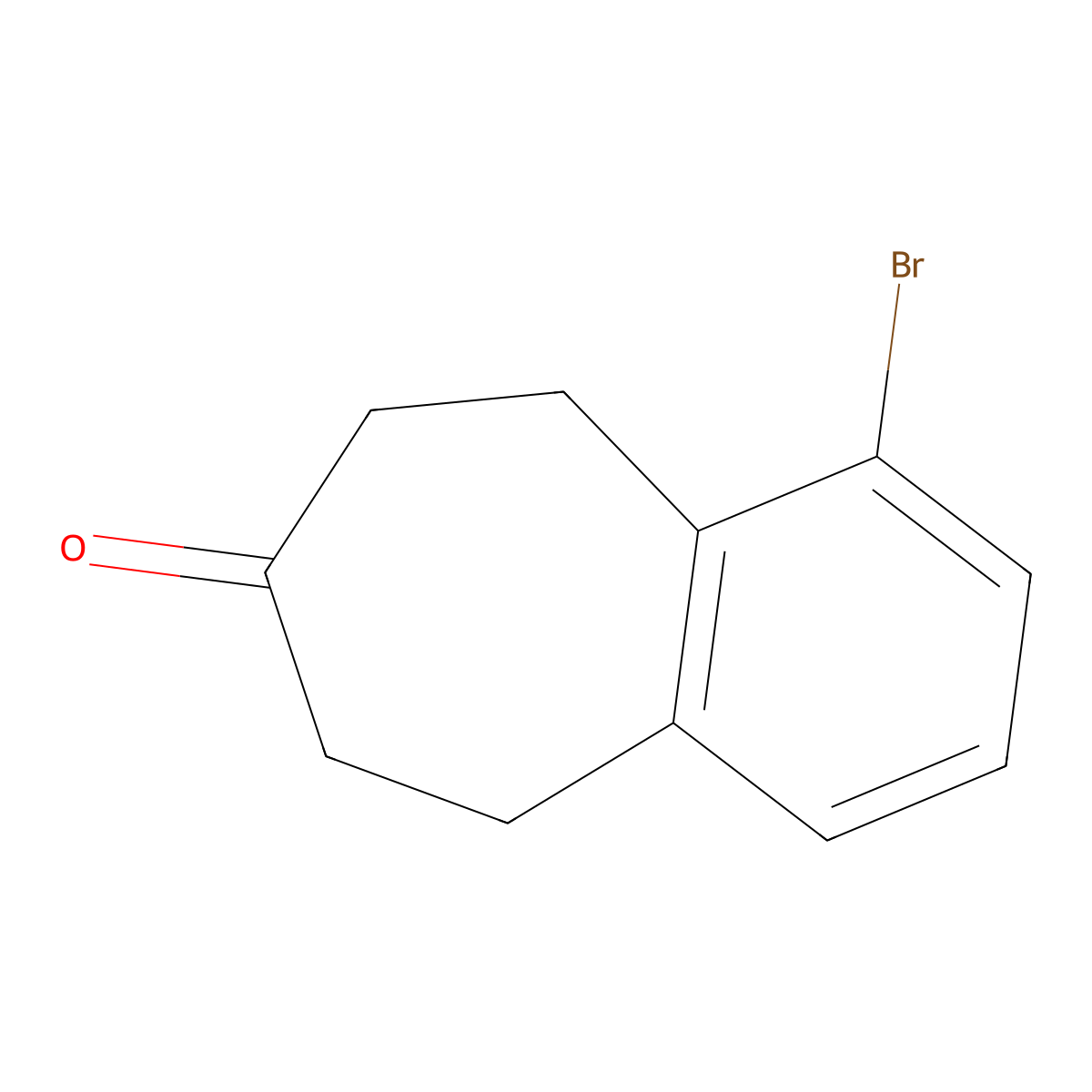 4-Bromo-5,6,8,9-tetrahydrobenzo[7]annulen-7-one molecular structure, CAS 1180671-69-5