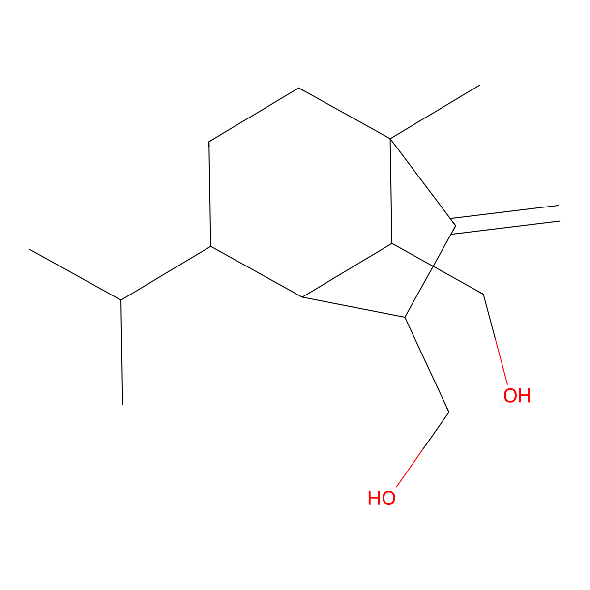 Dihydroprehelminthosporol molecular structure, CAS 118069-95-7