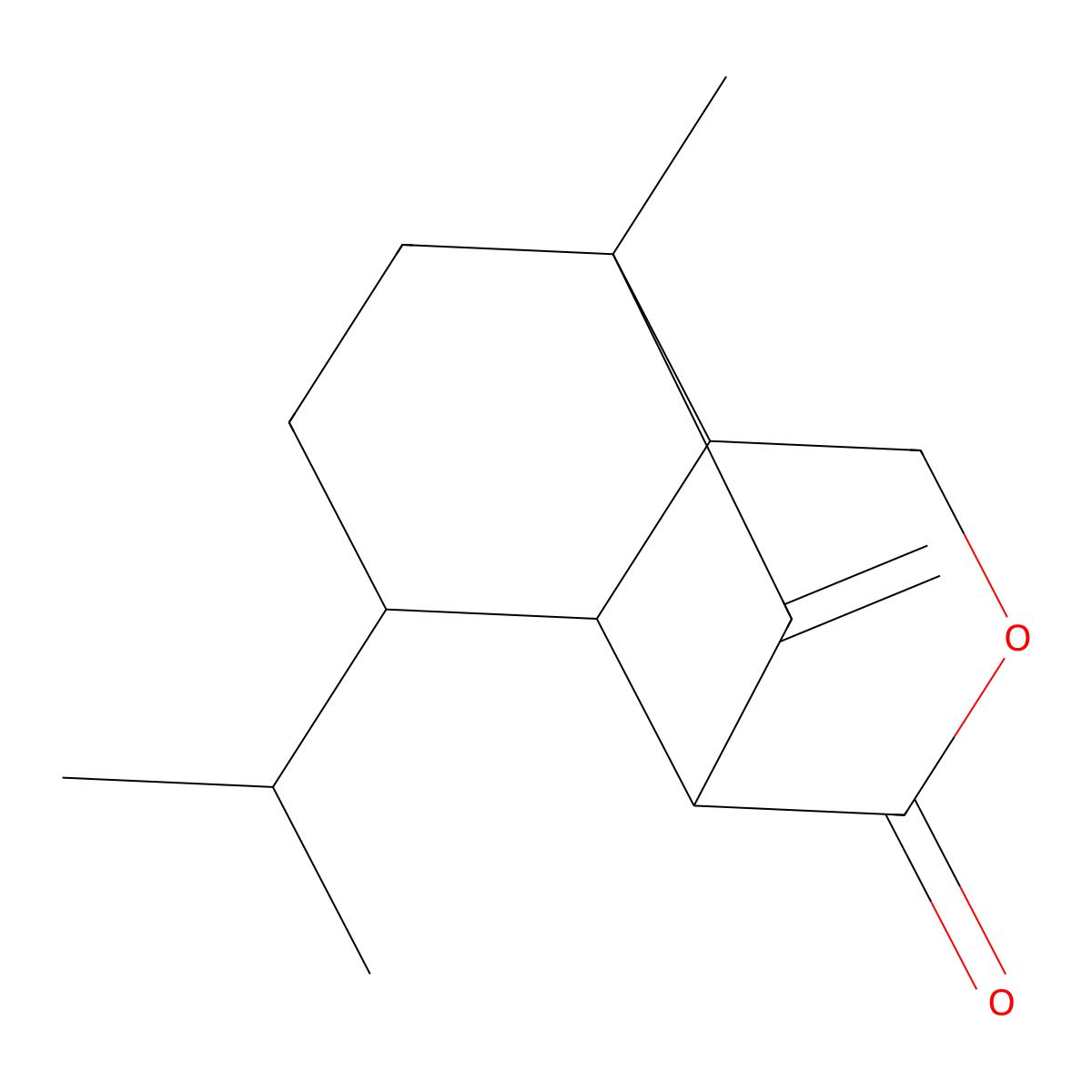 Prehelminthosporolactone molecular structure, CAS 118101-72-7