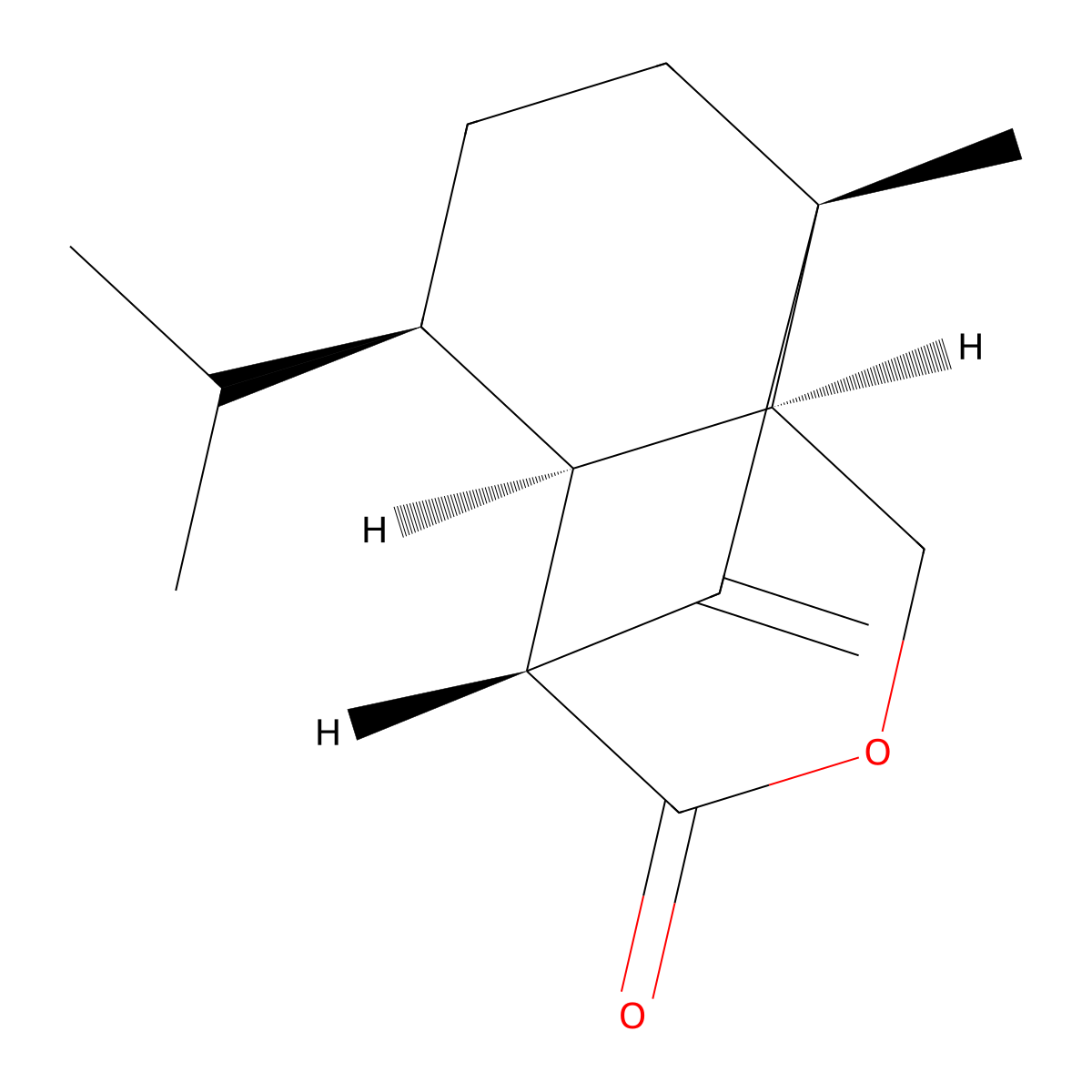 Prehelminthosporolactone molecular structure, CAS 118101-72-7