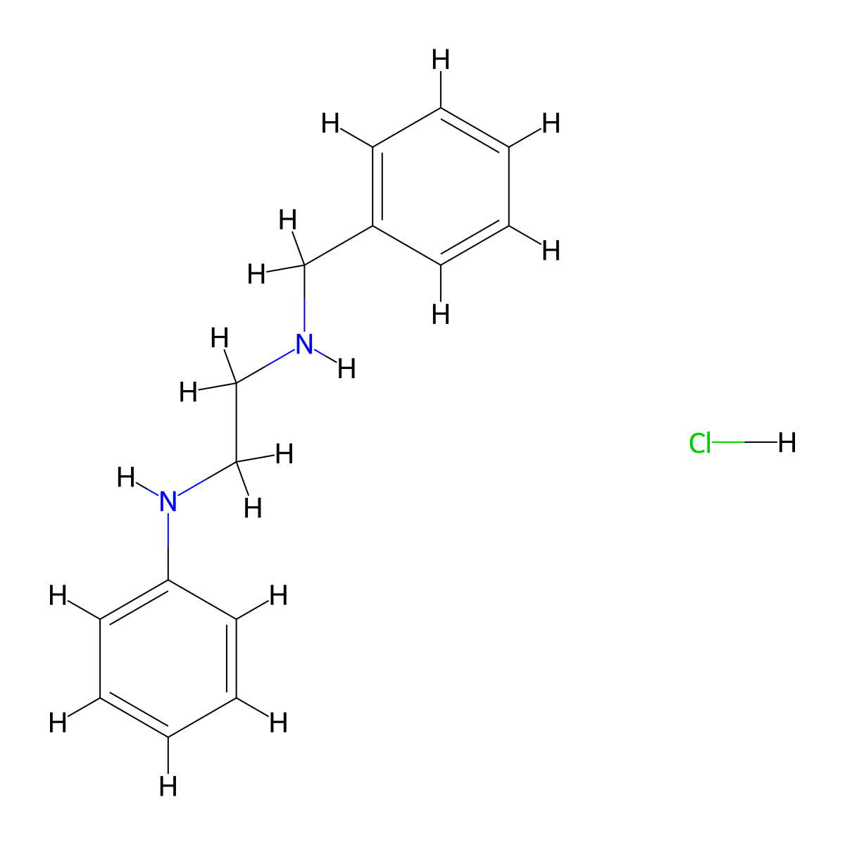 N1-Benzyl-N2-phenylethane-1,2-diamine hydrochloride molecular structure, CAS 118107-85-0