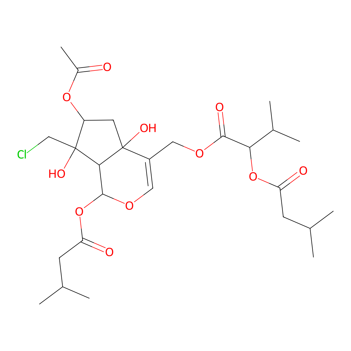 Volvaltrate B molecular structure, CAS 1181224-13-4