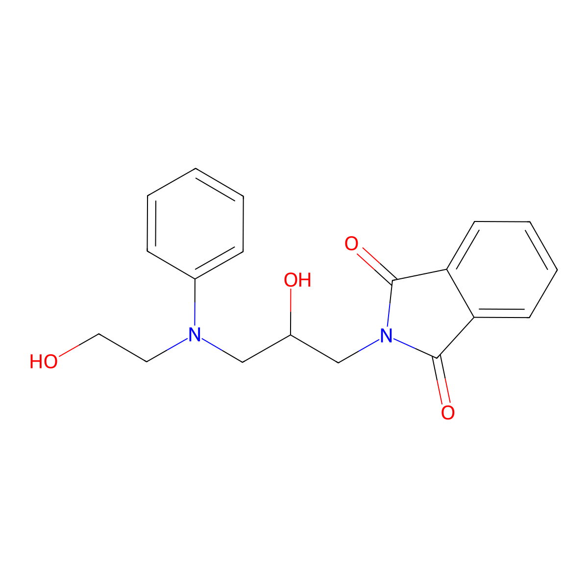 2-{2-hydroxy-3-[(2-hydroxyethyl)anilino]propyl}-1H-isoindole-1,3(2H)-dione molecular structure, CAS 1181229-77-5
