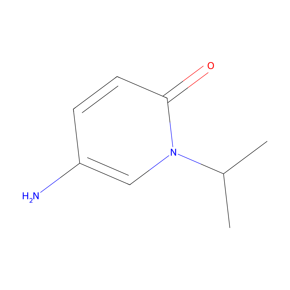 5-Amino-1-(propan-2-yl)-1,2-dihydropyridin-2-one molecular structure, CAS 1181235-19-7
