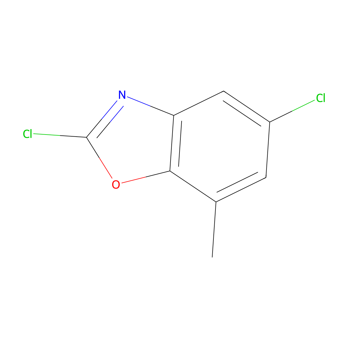 2,5-Dichloro-7-methyl-1,3-benzoxazole molecular structure, CAS 1181245-77-1