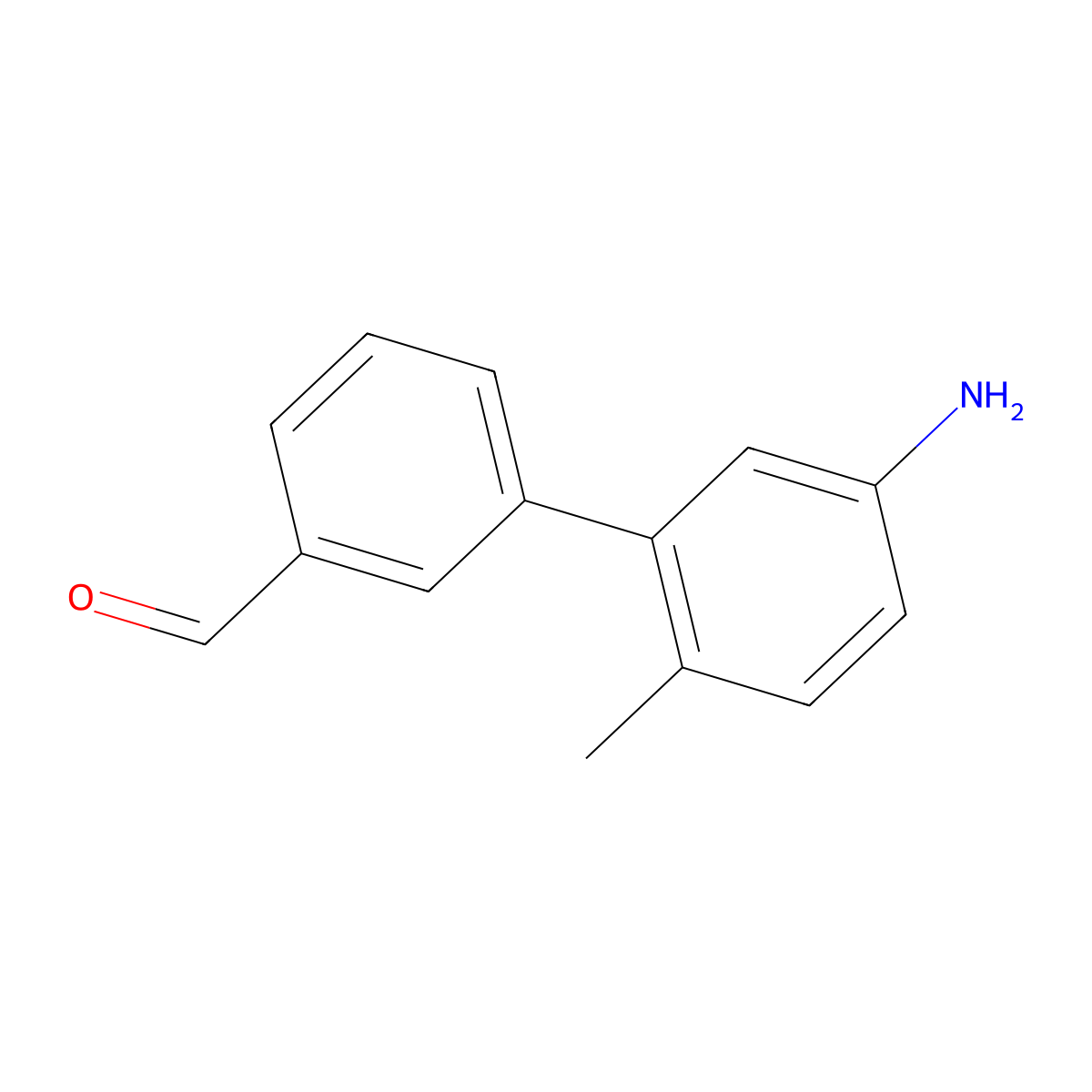 5'-Amino-2'-methyl-[1,1'-biphenyl]-3-carbaldehyde molecular structure, CAS 1181248-86-1