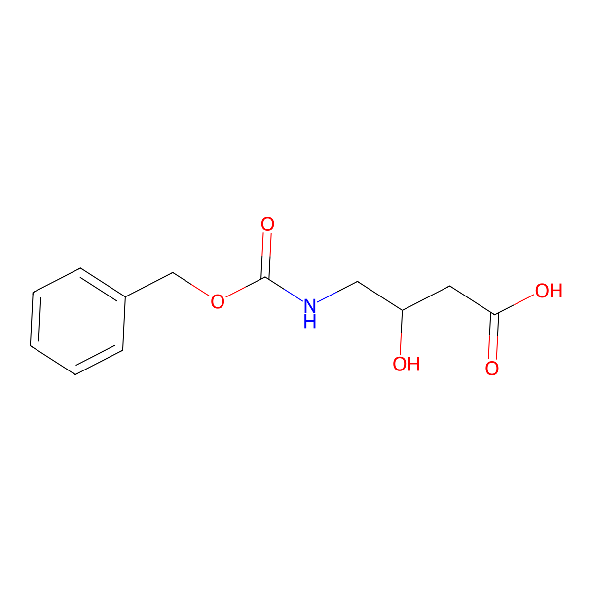 Z-4-Amino-3-hydroxybutyric acid molecular structure, CAS 118125-41-0