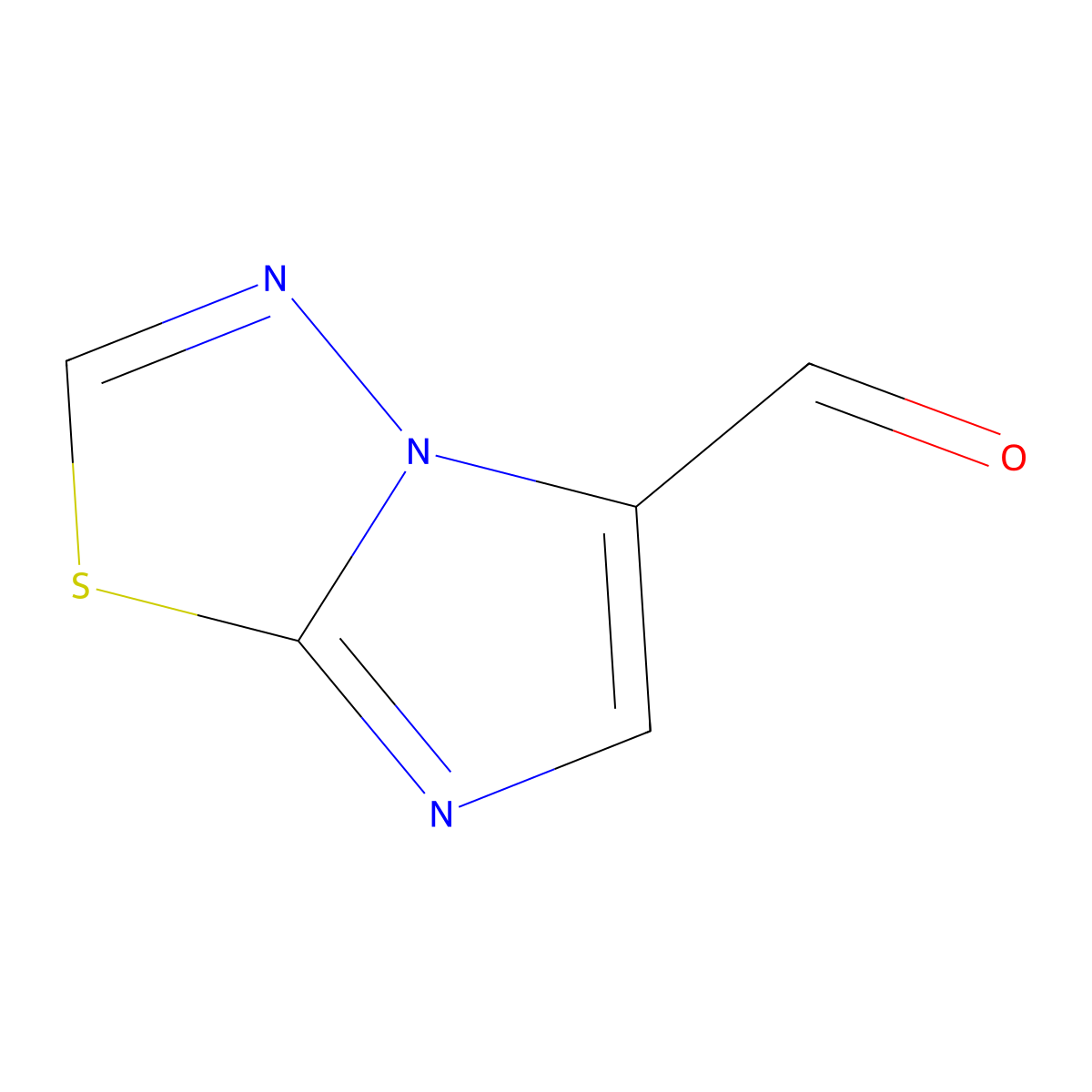 Imidazo[2,1-b][1,3,4]thiadiazole-5-carbaldehyde molecular structure, CAS 1181258-97-8