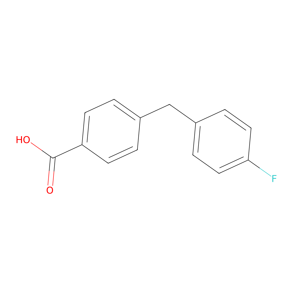 4-(4-Fluoro-benzyl)-benzoic acid molecular structure, CAS 1181266-74-9