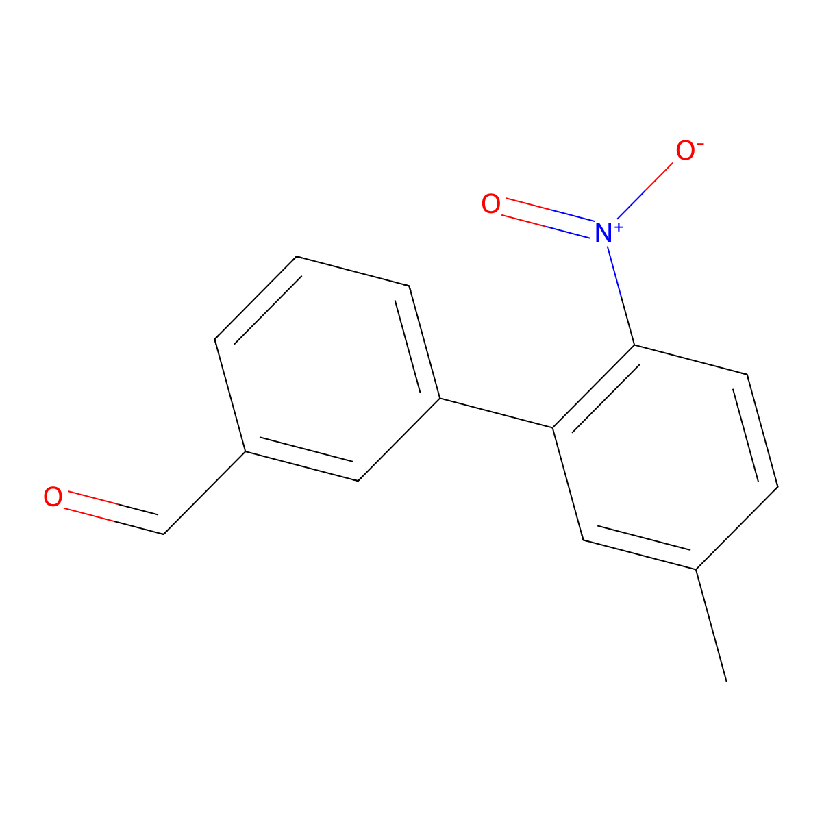 5'-Methyl-2'-nitro-[1,1'-biphenyl]-3-carbaldehyde molecular structure, CAS 1181278-09-0
