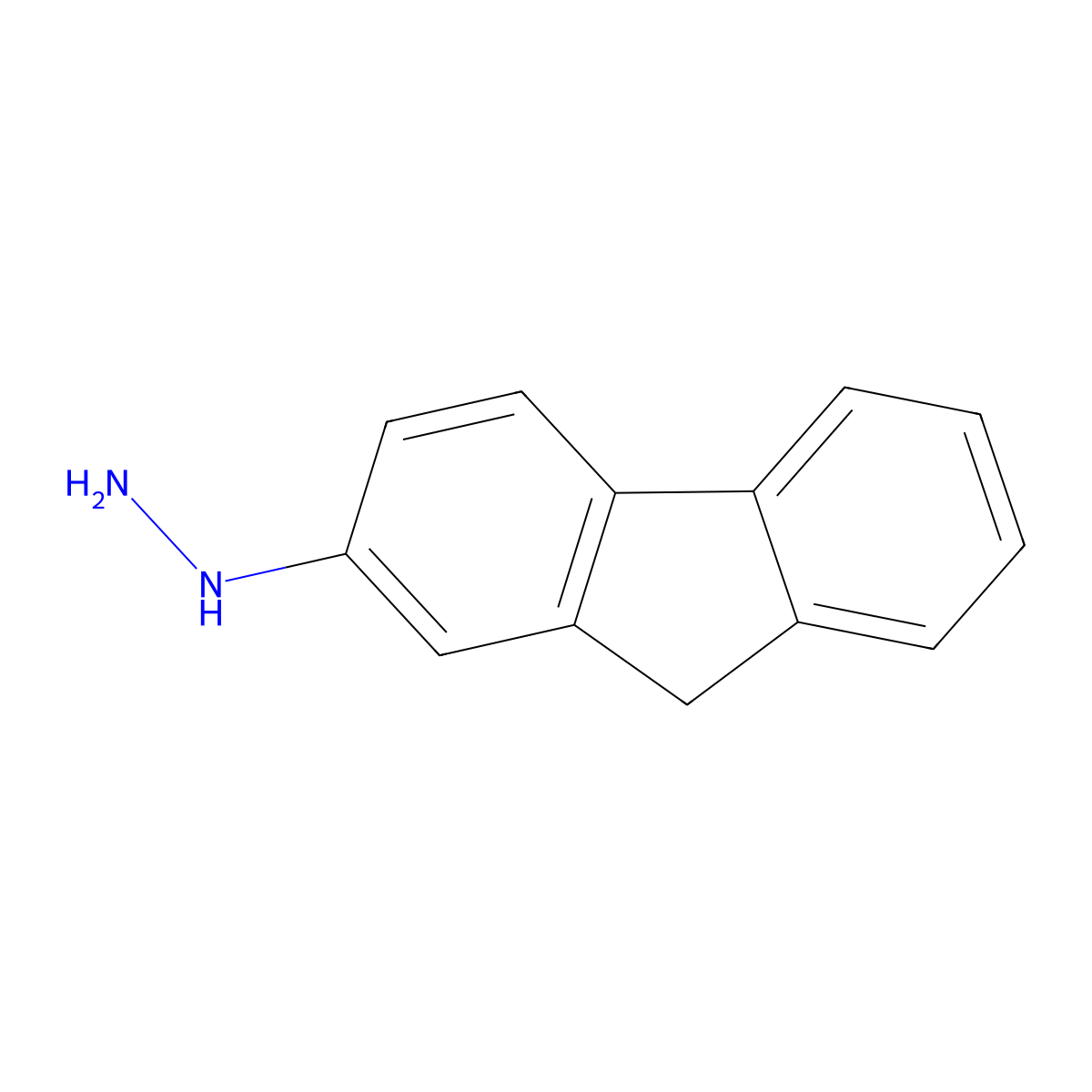 (9H-Fluoren-2-YL)hydrazine molecular structure, CAS 118128-53-3
