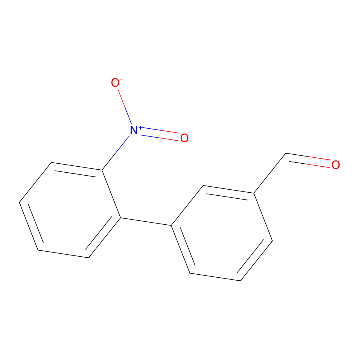 2'-Nitro-[1,1'-biphenyl]-3-carbaldehyde molecular structure, CAS 1181294-97-2