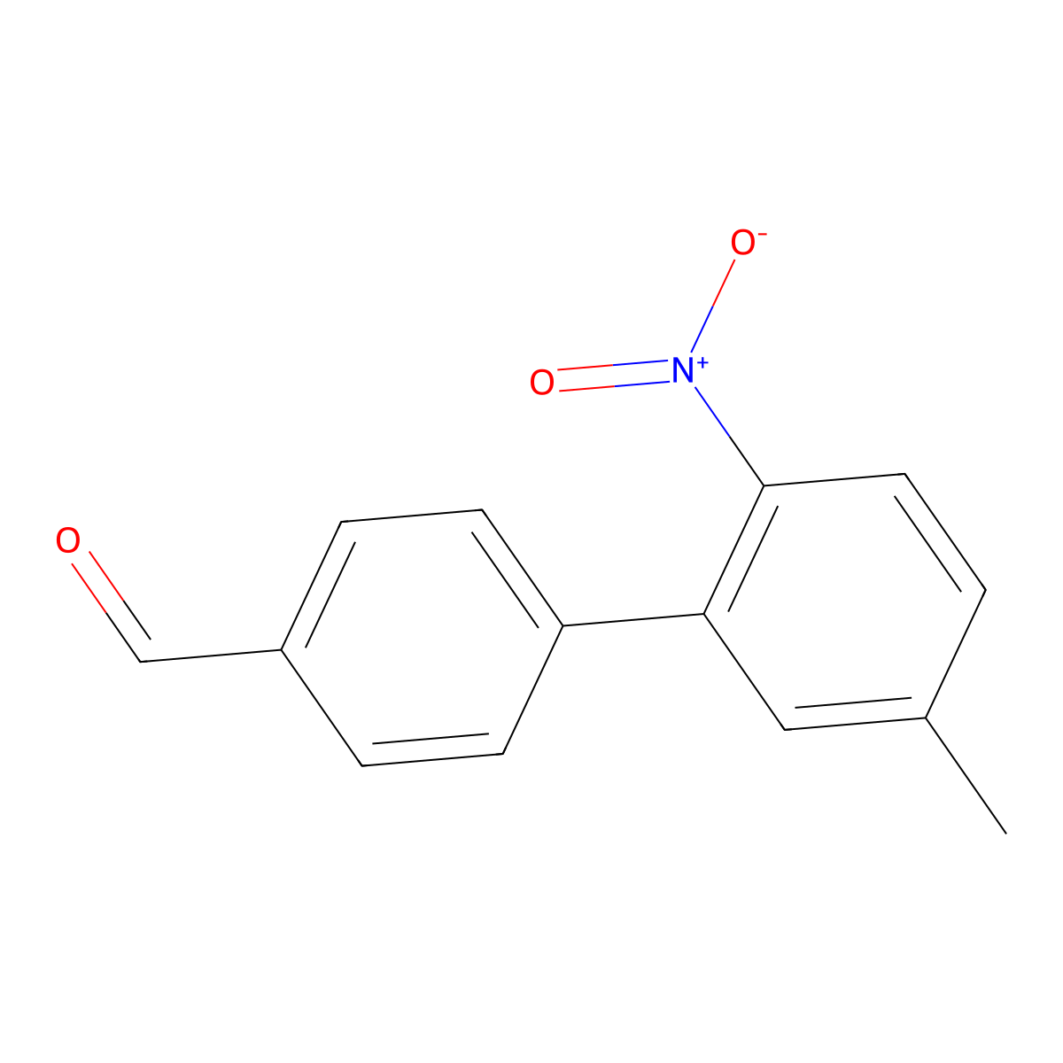 5'-Methyl-2'-nitro-[1,1'-biphenyl]-4-carbaldehyde molecular structure, CAS 1181344-75-1