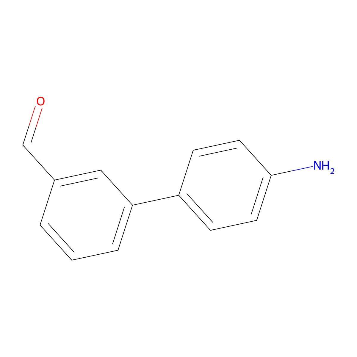 3-(4-Aminophenyl)benzaldehyde molecular structure, CAS 1181397-06-7