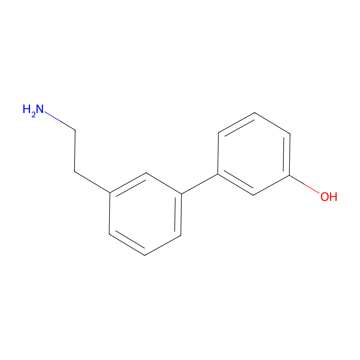 3-[3-(2-Aminoethyl)phenyl]phenol molecular structure, CAS 1181397-20-5