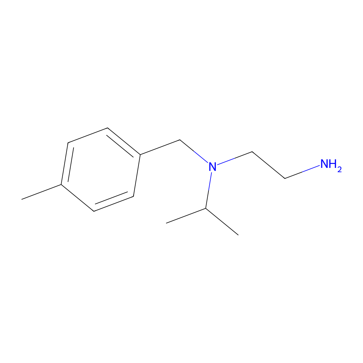 N1-Isopropyl-N1-(4-methylbenzyl)ethane-1,2-diamine molecular structure, CAS 1181402-29-8
