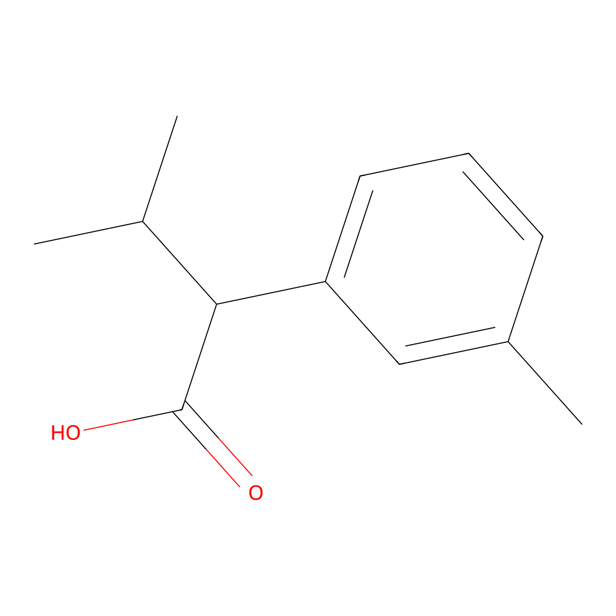 3-Methyl-2-(m-tolyl)butanoic acid molecular structure, CAS 1181405-04-8
