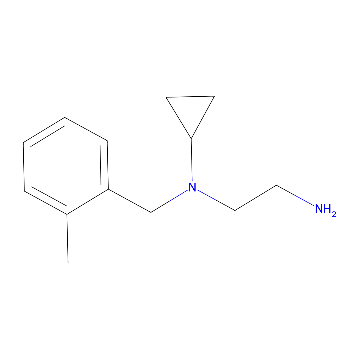 N1-Cyclopropyl-N1-(2-methylbenzyl)ethane-1,2-diamine molecular structure, CAS 1181448-32-7