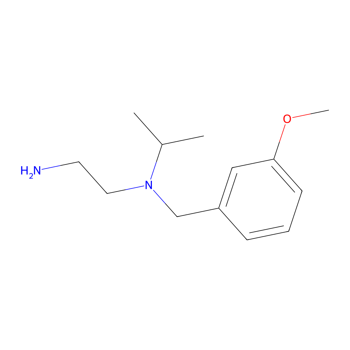 N1-Isopropyl-N1-(3-methoxybenzyl)ethane-1,2-diamine molecular structure, CAS 1181451-33-1