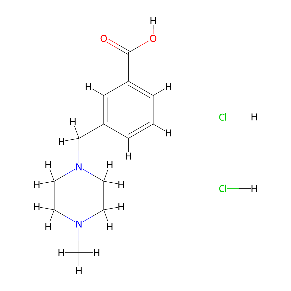 3-[(4-Methylpiperazin-1-yl)methyl]benzoic acid dihydrochloride molecular structure, CAS 1181458-11-6