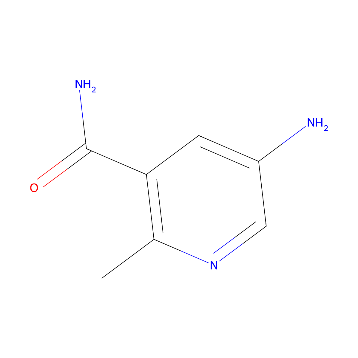 5-Amino-2-methylpyridine-3-carboxamide molecular structure, CAS 1181458-78-5