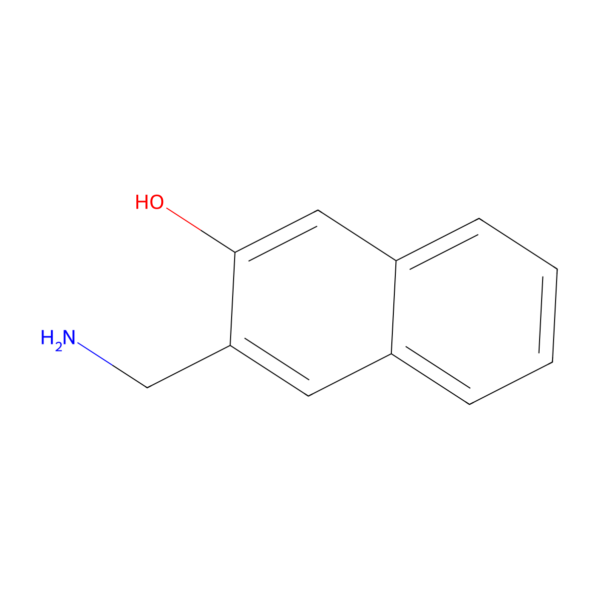 3-(Aminomethyl)-2-naphthol molecular structure, CAS 1181563-65-4